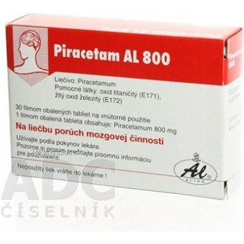 Piracetam AL 800 tbl.flm.30 x 800 mg