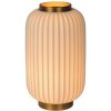 Lucide 13535/34/31 stolná lampička Gosse 1x40W | E14 - biela, porcelán, vypínač na kábli