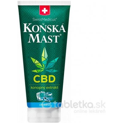 SwissMedicus Konská masť s CBD chladivá 200 ml