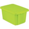 CURVER ESSENTIALS úložný box 45L 40 x 57 x 30 cm zelený 00756-598