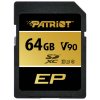 Patriot V90/ SDXC/ 64GB/ UHS-II U3/ Class 10/ + Adaptér PEF64GEP92SDX