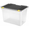 UTC Úložný box 54 l čierny priehľadný UT0120