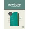 NLT Super Giant Print Bible, Filament Enabled Edition (Red Letter, Leatherlike, Peony Rich Teal) (Tyndale)(Kniha)
