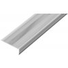 Acara schodová lišta pre lino striebro AP45/2 44mm 2,7m