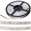 VODOTESNÁ LED PÁSKA 2835 5m TEPLÁ BIELA IP67 12V