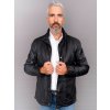 Max Original Leather Pánska kožená bunda MORRO FUR black (L 46-48) - Čierna - L