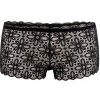 Pam Top čipkované šortky M čierna