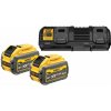 DeWALT DCB132X2 XR FLEXVOLT 54 V sada (2× 9,0 Ah batérie + duálna nabíjačka DCB132)