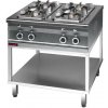 KROMET Voľne stojaci plynový sporák so 4 horákmi, 13 kW, 800x700x900 mm | KROMET, 000.KG-4S.T