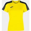 Joma Dámsky dres ACADEMY T-SHIRT YELLOW-BLACK S/S Veľkosť: XXL