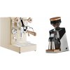 Lelit Mara PL62X V2, gold + Eureka Mignon Single Dose PRO, Chrome & Oak