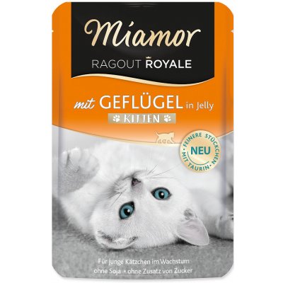 Miamor Ragout Royale kapsička kitten hydina v želé 100 g