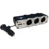 Sieťový adaptér Rozdvojka autozapalovača 3x +1xUSB 2,1A 12-24V/5V DPM WF015 (SA023)