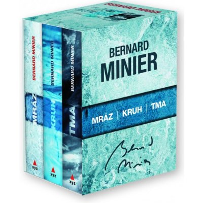 3 x Bernard Minier - box Mráz, Kruh, Tma