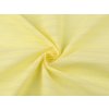 Bavlněná látka / plátno s krajkovým efektem METRÁŽ - 4 žlutá světlá