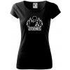 Apalucha chalupa - Dámske tričko Pure - 2XL ( Čierna )