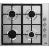 Plynová varná doska Beko HIBG 64122SX, 4 horáky, nerezová oceľ