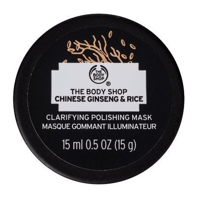 The Body Shop Exfoliačná a revitalizačná pleťová maska Chinese Ginseng & Rice ( Clarify ing Polishing Mask) 15 ml