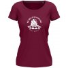 Bontis Dámske tričko CAMPFIRE - Bordeaux | S