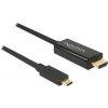 Delock - Externí video adaptér - Parade PS176 - USB-C - HDMI - černá