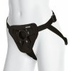 Doc Johnson Vac-U-Lock Luxe Harness, čierny strap-on postroj s Vac-U-Lock