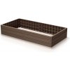 Vyvýšený záhon Prosperplast BASE WOODY hnedý 149,2 cm