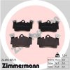 ZIMMERMANN Sada brzdových platničiek kotúčovej brzdy 24010.165.9