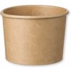 Intertan SA Kraft papierová miska na zmrzlinu, o 90mm, 240ml