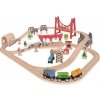 Hape E3712 Vláčkodráha dvojpodlažná