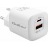 35W GaN ULTRA nástěnná nabíječka | 5-20V | 2,25-3A | 1 x USB Type C PD | 1 x USB | Bílý