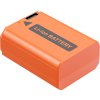 SmallRig 4965 NP-FW50 USB-C nabíjateľná batéria fotoaparátu oranžová