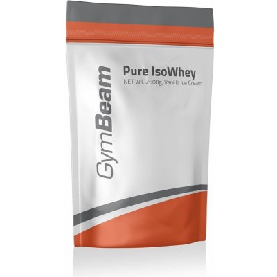 Proteín Pure IsoWhey - GymBeam, príchuť slaný karamel, 2500g