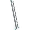Dvojdielny hliníkový rebrík 2 x 9 stupňov
