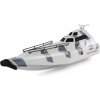 Amewi RC vojenský čln Black Turbo sivá kamufláž 26111