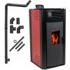 JAKS Pec na pelety 15 kW Garen Red