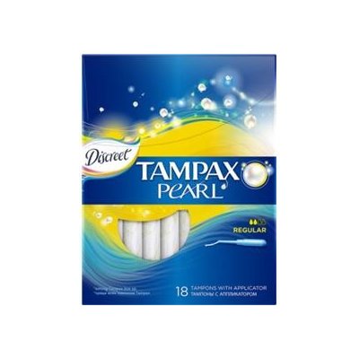 Tampax Pearl regular 18ks dámske hygienické tampóny s aplikátorom