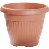 Kvetináč plast oranžový Prosperplast 30 cm x 30 cm x 23,5 cm