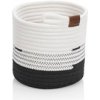 Kela Košík Hedda 18 cm zmes bavlna/polyester bielo-čierna KL-24454