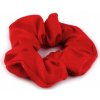 Gumička scrunchie do vlasov - 1 ks 3 červená