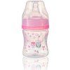 BabyOno dojčenská antikoliková široké hrdlo ružová 120 ml