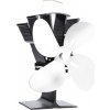 Ventilátor na kachle FLAMINGO štvorlopatkový, strieborný FLHSF17-266