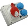 Zásuvková rozvodnica ROSP 3230 neistená, 2x 16A-250V, 1x 32A-400V 4p, IP54