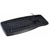 Klávesnica C-TECH KB-107 USB, ERGO, čierna, CZ/SK KB-107