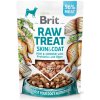 Brit RAW TREAT Skin&Coat Fish&Chicken maškrty pre psov 40g