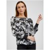 Bielo-čierna dámska kvetovaná blúzka ORSAY S