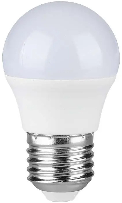 V-TAC E27 LED žiarovka 4,5W, 470lm, G45 Denná biela