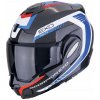 PRILBA SCORPION EXO-TECH EVO CARBON COSY BLACK BLUE RED XXL
