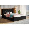 RIBAN Čalouněná postel Bed 17 box 120x200 Nohy černé Kovový rošt
