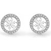 Guess Módne oceľové náušnice 4G Crush JUBE04164JWRHT/U