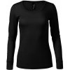 MALFINI Dámske tričko s dlhým rukávom Merino Rise LS - Čierna | XL